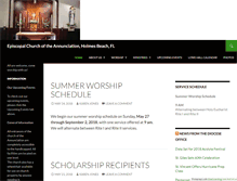 Tablet Screenshot of episcopalchurchoftheannunciation.com